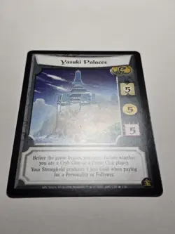 Yasuki Palaces A Pefect Cut LP Legend of the Five Rings L5R ccg card crane~crab - Image 2