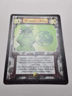Yoritomo's Armor (Time of the Void) NM Legend Five Rings L5R Near Mint card ToV - Image 2