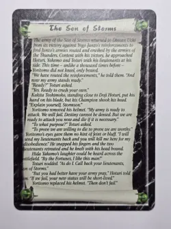 The Yoritomo Alliance STORY BACK Time of Void NM+ Legend Five Rings L5R card ToV - Image 4