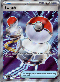 Pokemon TCG Card Switch 123/094 Phantasmal Flames Ultra Rare Full Art - NM - Image 1