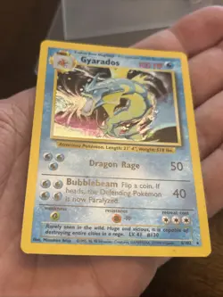 Gyarados 6/102 Base Set Holo Rare Vintage 1999 Pokemon Card Old School - Image 5