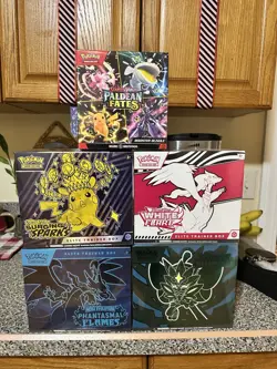 Pokemon Cards Unopened Boxes TCG - Factory Sealed Items for Sale - Image 1
