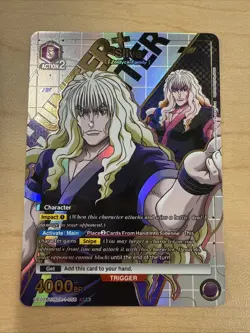 Union Arena Hunter x Hunter Silva Zoldyck UA03BT/HTR-1-056 SR Card BANDAI - Image 1