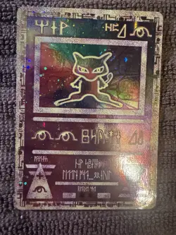 Pokemon Card Ancient Mew Promo Holo Psychic Pokemon TCG - Image 1