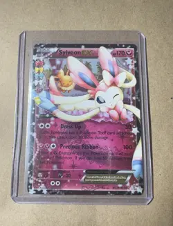 Pokemon TCG Sylveon EX Generations Ultra Rare Holo Card - Image 1