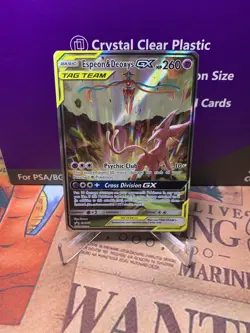 2020 Pokemon Espeon & Deoxys GX Promo SM 240 Tag Team Card - Image 1