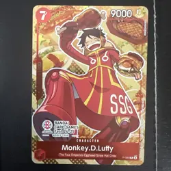 Monkey D Luffy Bandai Card Games Fest 24-25 P-080 One Piece Promo Cards - Image 1