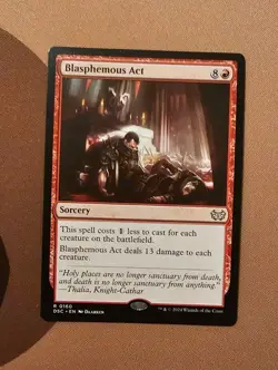 MTG Blasphemous Act x1 NM from Commander: Duskmourn: House of Horror - Image 3