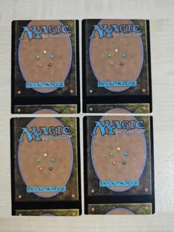 MTG Misprint EDH Non-Basic Lands Huge Miscuts x4 - Image 2