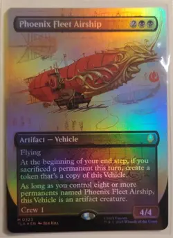 Phoenix Fleet Airship Borderless FOIL Avatar The Last Airbender MTG NM - Image 1