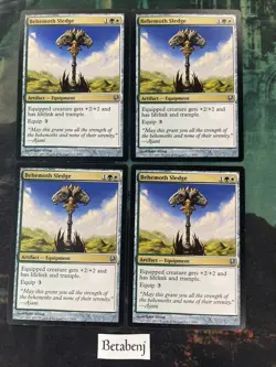 4x MTG Behemoth Sledge - Duel Decks: Ajani vs. Nicol Bolas (DDH) (Playset) - Image 1