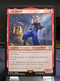MTG - Zell Dincht (0170) Rare - FINAL FANTASY (FIN) - Image 1