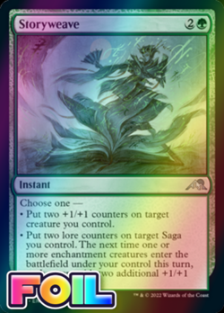 x1 Storyweave NEO MTG 209/302 FOIL UNCOMMON M/NM 1x - Image 1