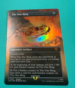 Foil - The One Ring - Borderless Promo - MTG - Magic the Gathering -Foil - Image 1