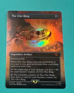 Foil - The One Ring - Borderless Promo - MTG - Magic the Gathering -Foil - Image 2