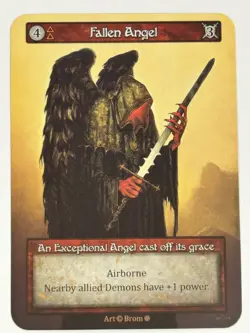 Fallen Angel Exceptional Gothic Fire NM Sorcery: Contested Realm - Image 1