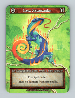 Sorcery: Contested Realm - Lava Salamander - Beta - Exceptional - Image 1