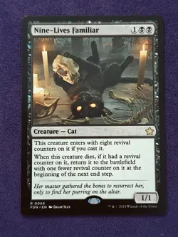 MTG Nine-Lives Familiar #66 Foundations Regular Rare - Image 1