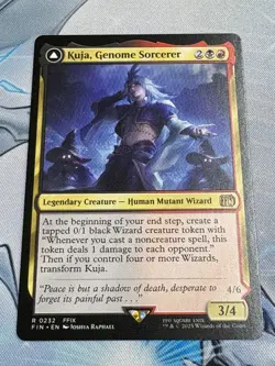 MTG Kuja, Genome Sorcerer English Final Fantasy FIN NM R0232 - Image 1