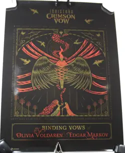 Foil Innistrad Crimson Vow Binding Vows Promo Poster: Magic the Gathering (MTG) - Image 1