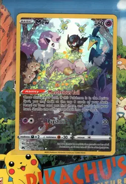 Pokemon TCG Mew Crown Zenith Galarian Gallery GG10/GG70 Holo Holo Rare NM/M - Image 1