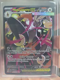 Pokemon TCG Mega Lopunny Ex - 128/094 - ME02: Phantasmal Flames SIR Near Mint - Image 2