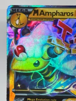 Mega M Ampharos EX 28/98 XY Ancient Origins Pokemon TCG Holo - Image 3