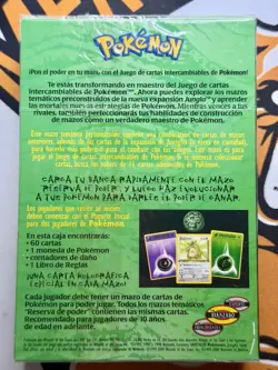 Pokemon Jungle Reserva de Poder Theme Deck Spanish Sealed WOTC 1999-2000 - Image 2