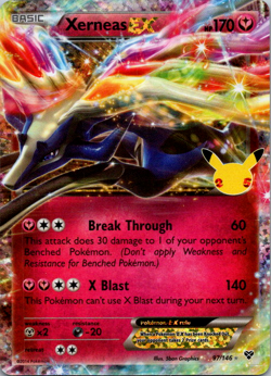 Xerneas EX - 97/146 - Pokemon Celebrations Classic Collection Ultra Rare VLP - Image 1