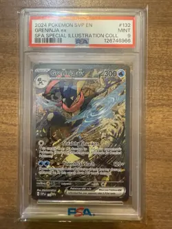 2024 POKEMON SVP EN GRENINJA ex SFA SPECIAL ILLUSTRATION COLL PSA 9 MINT! - Image 1