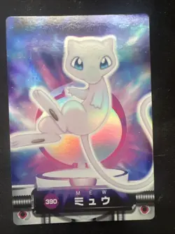 Pokemon Mew #390 Carddass Bandai Zukan Advanced Generation Holo US SELLER NM - Image 1