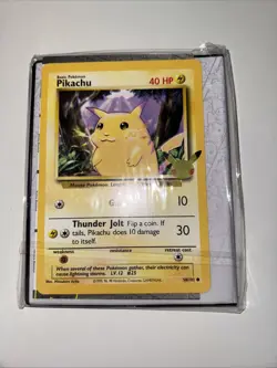 Sealed POKEMON CELEBRATIONS FIRST PARTNER PIKACHU COLLECTOR'S BINDER - Image 1