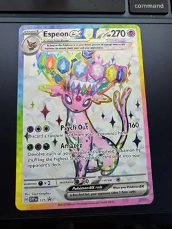 Espeon ex 175 Black Star Promo SVP NM Prismatic Evolutions Pokemon TCG - Image 1