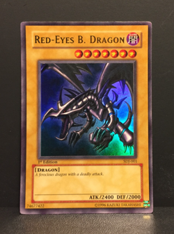 Red-Eyes Black Dragon 1. Auflage | Ultra Rare | SDJ | leicht bespielt | Yu-Gi-Oh - Image 1