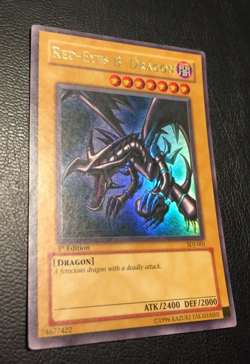 Red-Eyes Black Dragon 1. Auflage | Ultra Rare | SDJ | leicht bespielt | Yu-Gi-Oh - Image 3