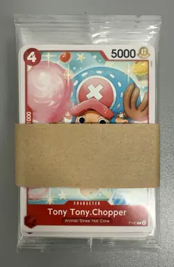 (8) x One Piece Promo Pack P-101 to P-107 Gol D Roger Tony Tony Chopper SEALED - Image 2