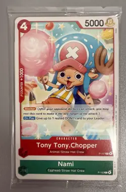 (8) x One Piece Promo Pack P-101 to P-107 Gol D Roger Tony Tony Chopper SEALED - Image 4