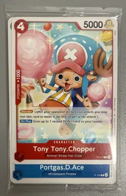 (8) x One Piece Promo Pack P-101 to P-107 Gol D Roger Tony Tony Chopper SEALED - Image 5