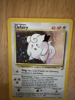 Clefairy 5/102 - 1999 Base Set Holo Rare Pokemon Card - Image 3