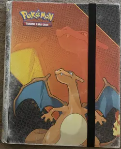 2015 Pokemon Charizard Ultra Pro 9-Pocket Card Storage Portfolio Elastic Strap - Image 1