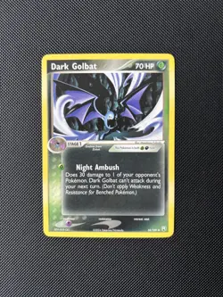 Pokemon Card EX Team Rocket Returns Dark Golbat 34/109 NM! - Image 1