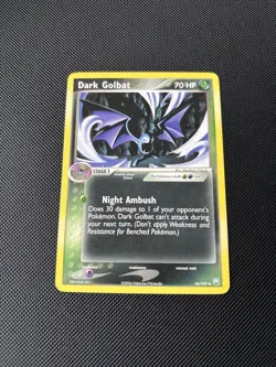 Pokemon Card EX Team Rocket Returns Dark Golbat 34/109 NM! - Image 2