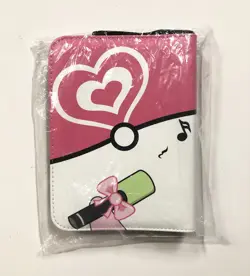 TCGAMES Pokemon Card Binder Pink And White Includes 4-Pocket Pages - Image 2