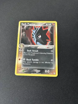 Pokemon Card EX Team Rocket Returns Dark Pupitar 41/109 - Image 3