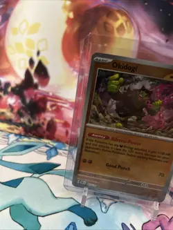 Pokemon TCG Okidogi Prismatic Evolutions Master Ball Pattern Holo Card 057/131 - Image 2