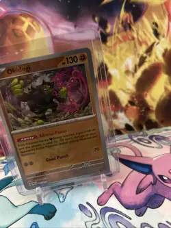 Pokemon TCG Okidogi Prismatic Evolutions Master Ball Pattern Holo Card 057/131 - Image 3