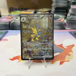 Pokemon TCG Scarlet and Violet Alakazam EX Secret Illustration Rare Card 201/165 - Image 1