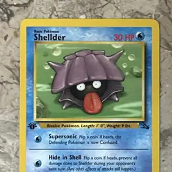 Shellder 54/62 1998 1st Edition Fossil Pokemon Card NM-Mint - Image 2