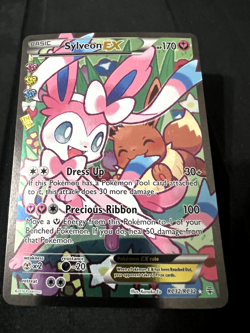 Sylveon EX RC32/RC32 Full Art Radiant Collection Pokemon Card Lightly Played - Image 3