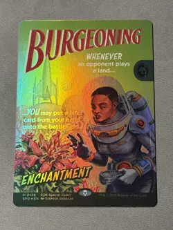 Burgeoning NM Showcase Special Guests Unplayed Magic the Gathering Foil NM - Image 1